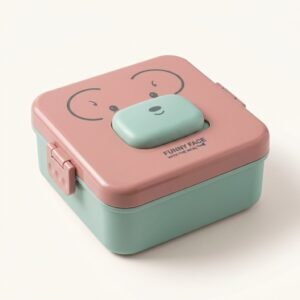 Teddy Face Lunch Box